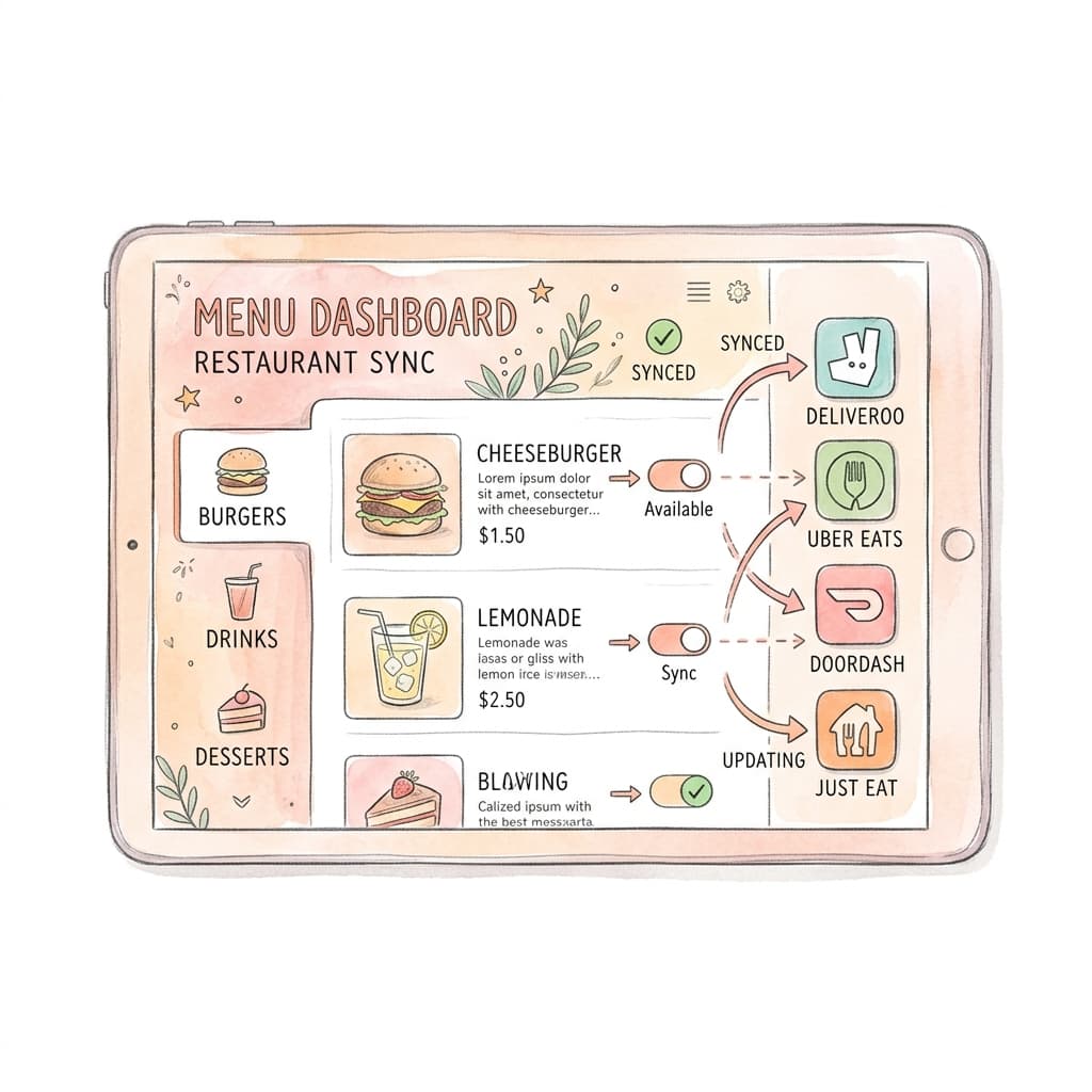 Admin Panel for Menu Management preview